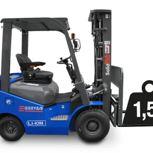 Chariot élévateur électrique SolidHub GSE15/5 – 1,5 T – 4,80 m – Li-Ion
