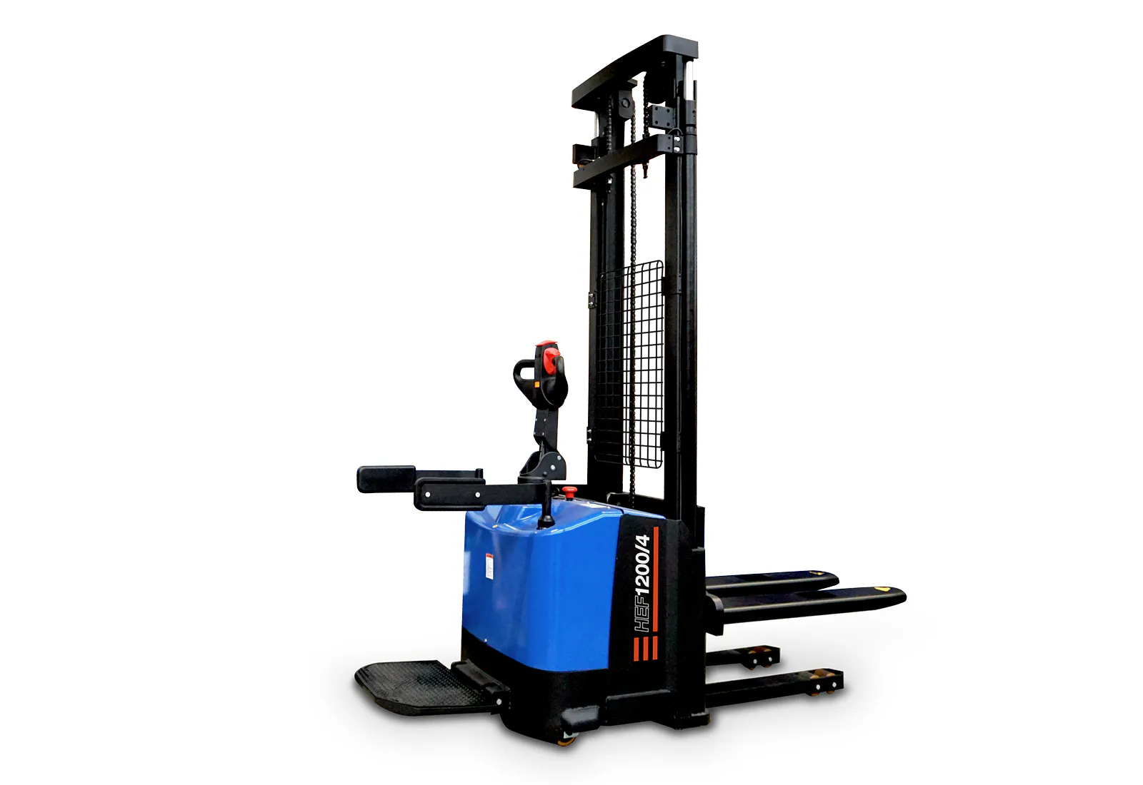 Gerbeur électrique autoporté SolidHub HEF1200/4 – 1,2 T – 4,00 m – Plateforme conducteur – Image 9