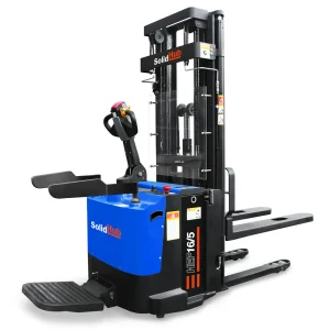 Gerbeur électrique autoporté SolidHub HEF16/5 – 1,6 T – 5,00 m – Plateforme conducteur