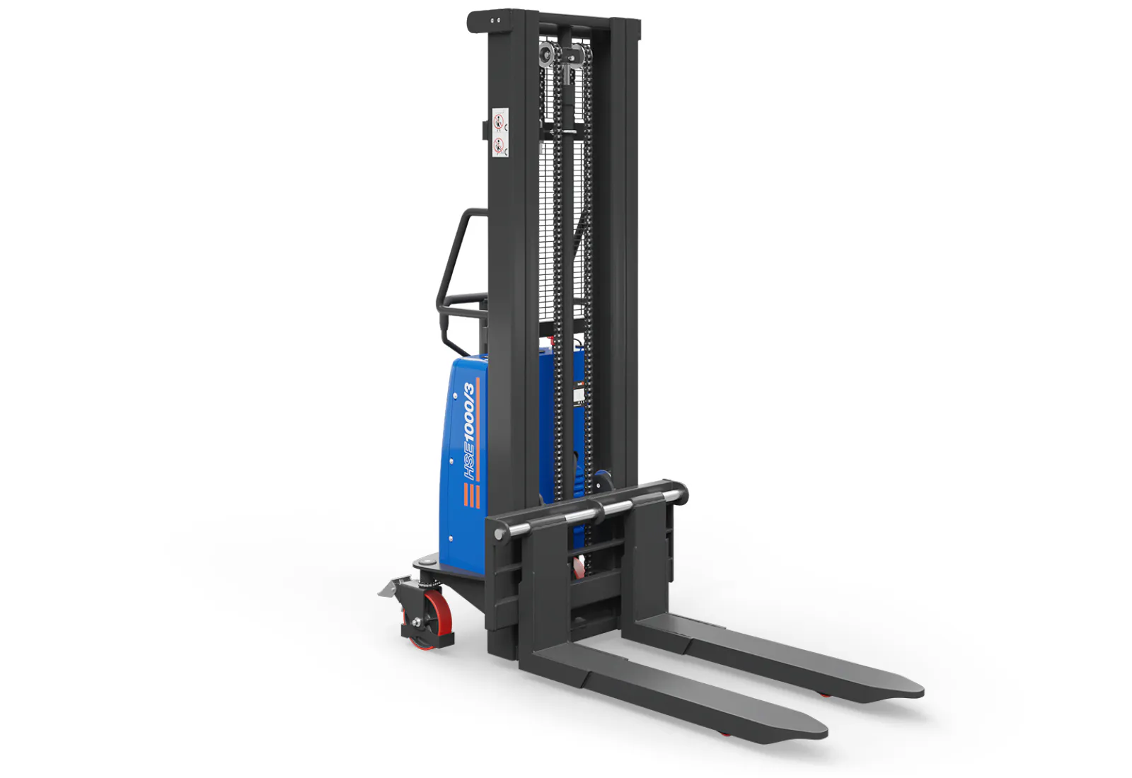 Gerbeur semi-électrique SolidHub HSE1000/3 – 1 T – Hauteur de levage 3,00 m
