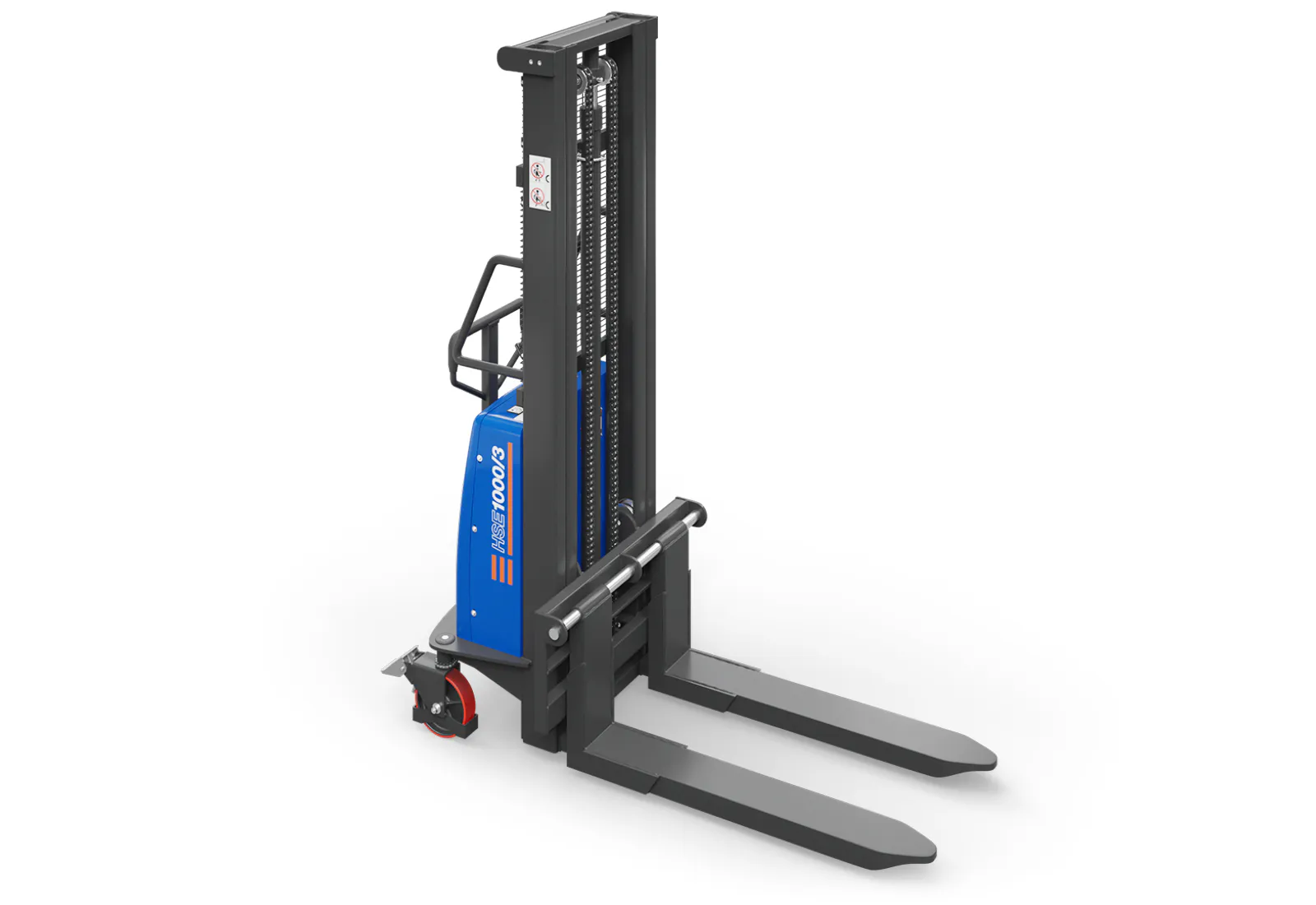 Gerbeur semi-électrique SolidHub HSE1000/3 – 1 T – Hauteur de levage 3,00 m – Image 18