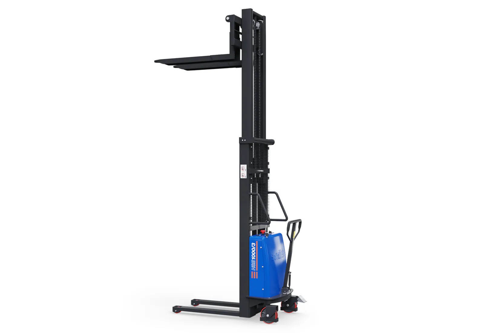 Gerbeur semi-électrique SolidHub HSE1000/3 – 1 T – Hauteur de levage 3,00 m – Image 6
